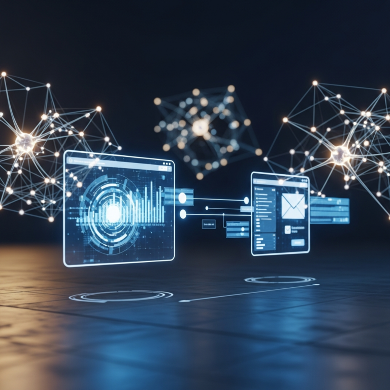 HubSpot i Salesforce spotykają AI: Jak zautomatyzować przepływ danych między CRM a skrzynką mailową.