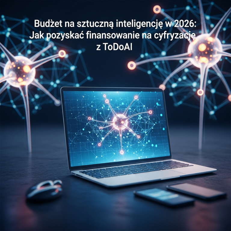 Budżet na sztuczną inteligencję w 2026: Jak pozyskać finansowanie na cyfryzację z ToDoAI.