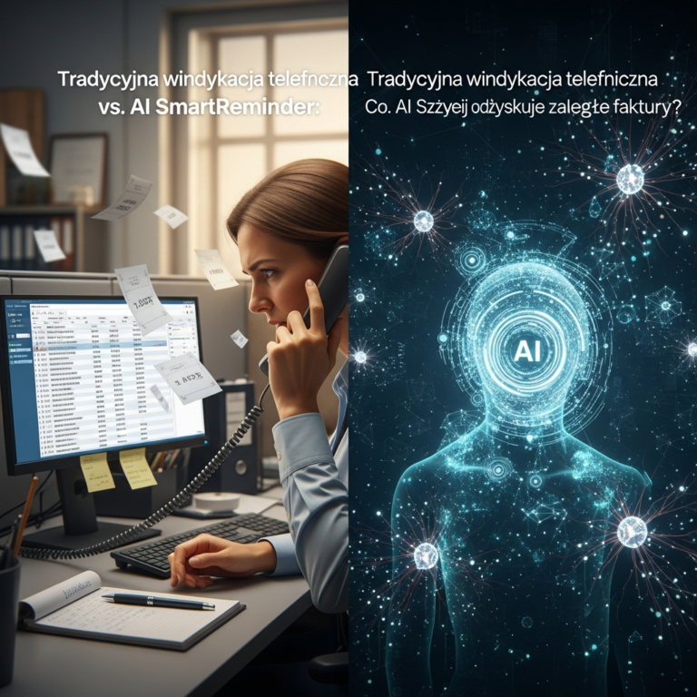 Tradycyjna windykacja telefoniczna vs. AI SmartReminder: Co szybciej odzyskuje zaległe faktury?