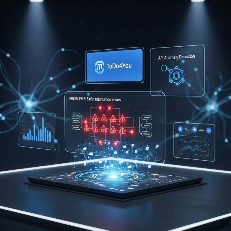 PROBLEMY: 5 błędów w automatyzacji n8n. Dlaczego procesy zawodzą i jak ToDo4You rozwiązuje to dzięki wykrywaniu anomalii API?