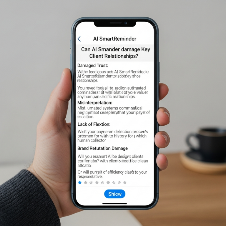 Wady automatycznej windykacji: Czy AI SmartReminder może zepsuć relacje z kluczowym klientem?