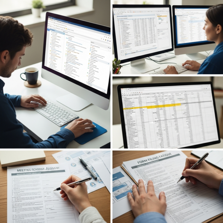 RANKINGI: Top 5 powtarzalnych zadań w biurze, których automatyzacja pozwala na oszczędność 20-40 godzin miesięcznie.