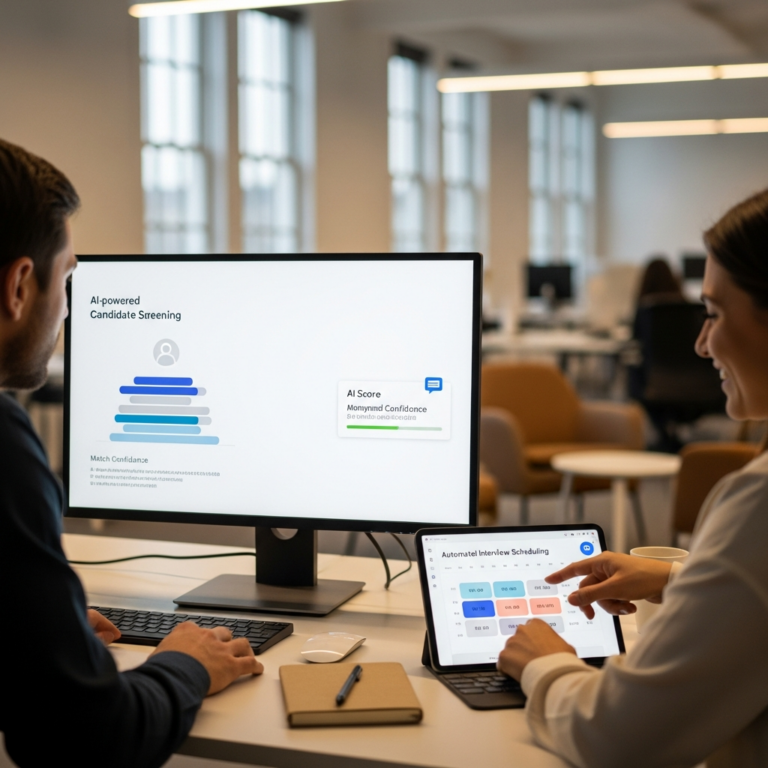 Automatyzacja w HR: Jak AI może przejąć wstępną selekcję kandydatów i umawianie spotkań.