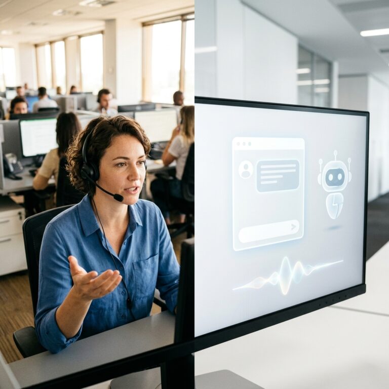 PORÓWNANIA: AI Recepcjonista vs Tradycyjne Call Center – analiza kosztów i SLA.